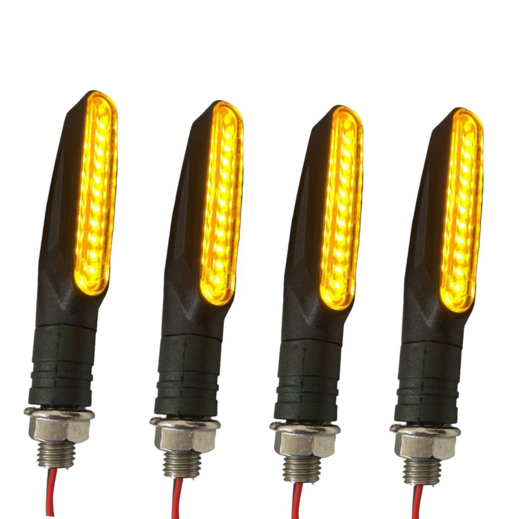 2x Pares Pisca Palito Slin Seta Mod Universal Rosca Parafuso Titan Cb 300 Factor Fazer