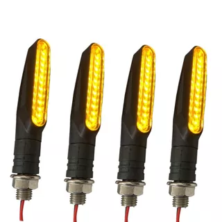 2x Pares Pisca Palito Slin Seta Mod Universal Rosca Parafuso Titan Cb 300 Factor Fazer