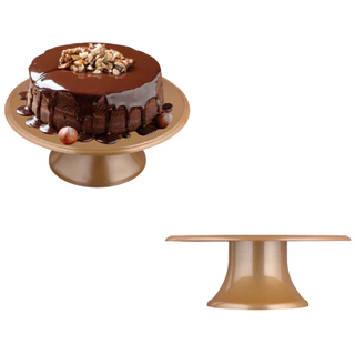 10 Boleira Lisa Grande - Suporte para Bolo - Bandeja para Doces - 20 cm
