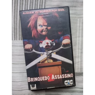 Fita VHS filme Brinquedo Assassino 2 legendado - antigo vintage raro anos 80