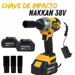 Chave De Impacto nakkan Bateria Lítio 48v Brushless