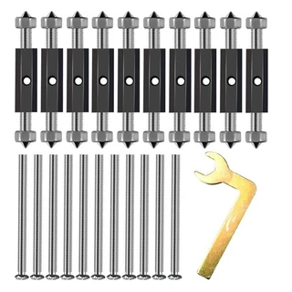 Reparador De Caixa De tomada e Interruptor 4x2 De Haste universal com 10 peças Bestfer