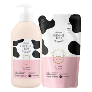 Loção Corporal Hidratante 400ml ou Refil Deleite Cuide-se Bem - O Boticário