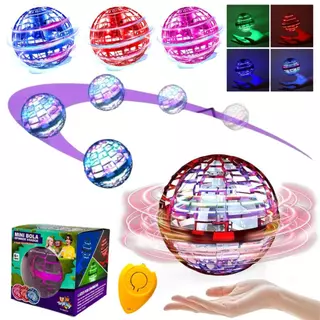 Bola Voadora Mini Drone Boomerang Bola Maluca Com Led Para Crianças Brinquedo Infantil Ideal Para Presentes