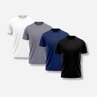Kit 4 Camiseta Infantil Masculina Premium Confortável Básica Escola Dia A Dia Esportes em Oferta na Shopee