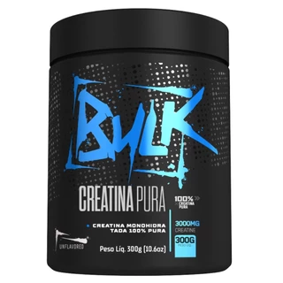 Creatina Monohidratada 100% Pura Importada 300g - Bulk Suplementos em Oferta na Shopee