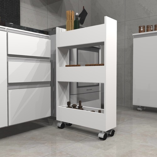 Organizador C/ Prateleiras Multiuso Inovador- Porta Tempero- Oleo para Cozinha Banheiro E Lavanderia