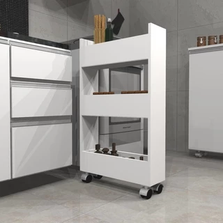 Organizador C/ Prateleiras Multiuso Inovador- Porta Tempero- Oleo para Cozinha Banheiro E Lavanderia