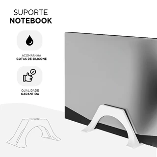 Suporte Vertical para Notebook de 25mm Suporte Notebook fechado