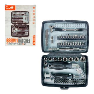 Kit Ferramentas 68 Peças eletromex EL-1708