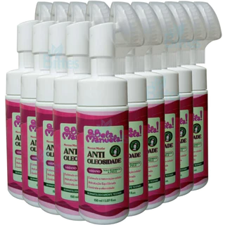 KIT 10 Mousses Micelar Antioleosidade Q Bela Manuela Limpeza Facial