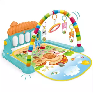 Tapete Piano Musical Cores Interativo Bruços Bebê Desenvolvimento Sentidos Tummy Time Sensorial