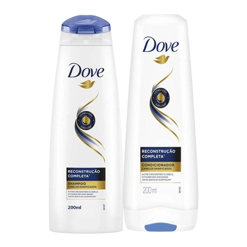 Kit Dove Shampoo e Condicionador 200ml cada - Escolha a Fragrância ...