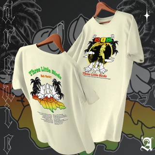 Camiseta Basica Algodao Bob Marley Three Little Birds Reggae Peace Som Lenda Unissex