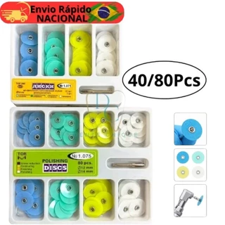 Kit 80/40 Discos de Polimento - Com Mandril
