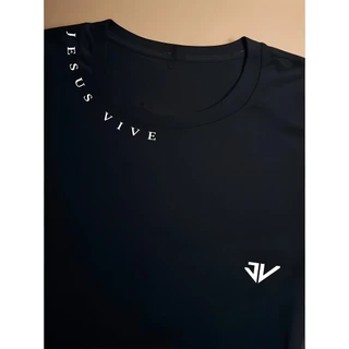 Camiseta Masculina Gola Jesus Vive Blessed Street Camisa Cristã 100% Algodão