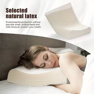 Travesseiro látex natural Ortopedico para coluna cervical