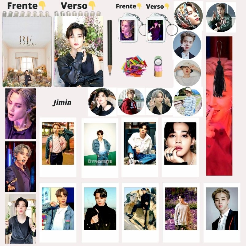 kit BTS Park Jimin Personalizado kpop 39 itens | Shopee Brasil