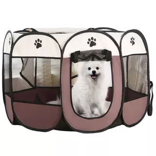 Cercadinho Cercado Casinha Portátil Dobrável Pet Cães Gato Grande Cachorro W01