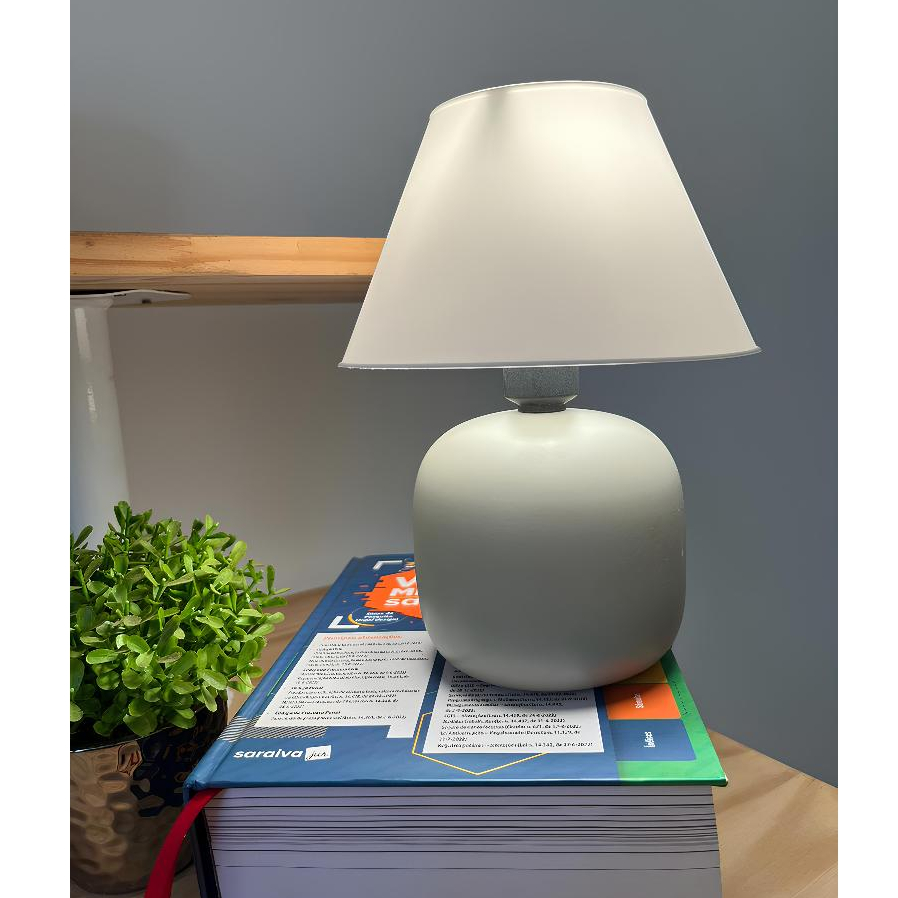 Abajur Luminaria de Ceramica Porcelana Bivolt Com Cupula para Decoração Quarto Escritorio Sala Decoração Adulto Cores | Shopee Brasil