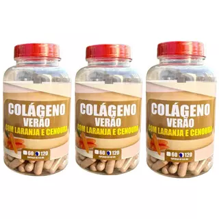 VIVA - Colágeno Verão com Laranja e Cenoura 120 Cápsulas (CADA) 500mg