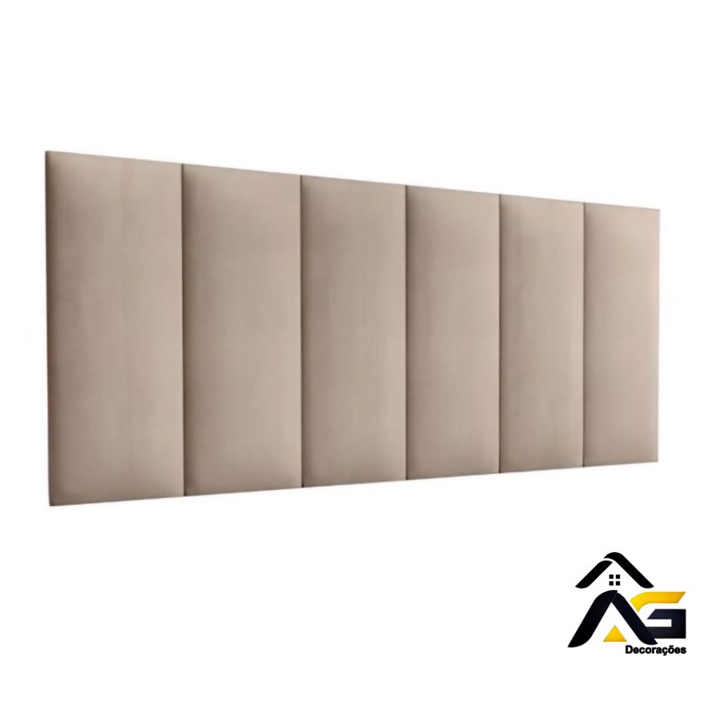 Kit 7 Cabeceiras Modular Estofada Cama Box Casal | Shopee Brasil