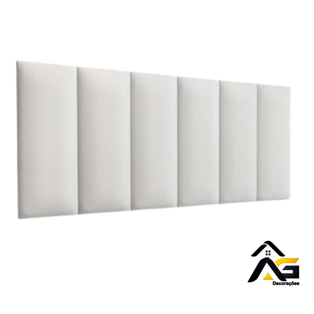 Kit 20 Cabeceiras Estofada Modular Cama Casal Envio Imediato Retangular 60x20