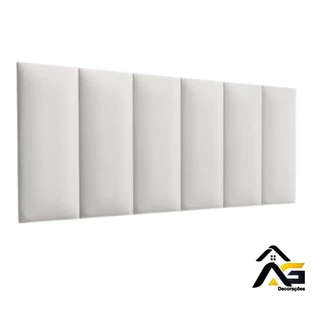 Kit 20 Cabeceiras Estofada Modular Cama Casal Envio Imediato Retangular 60x20