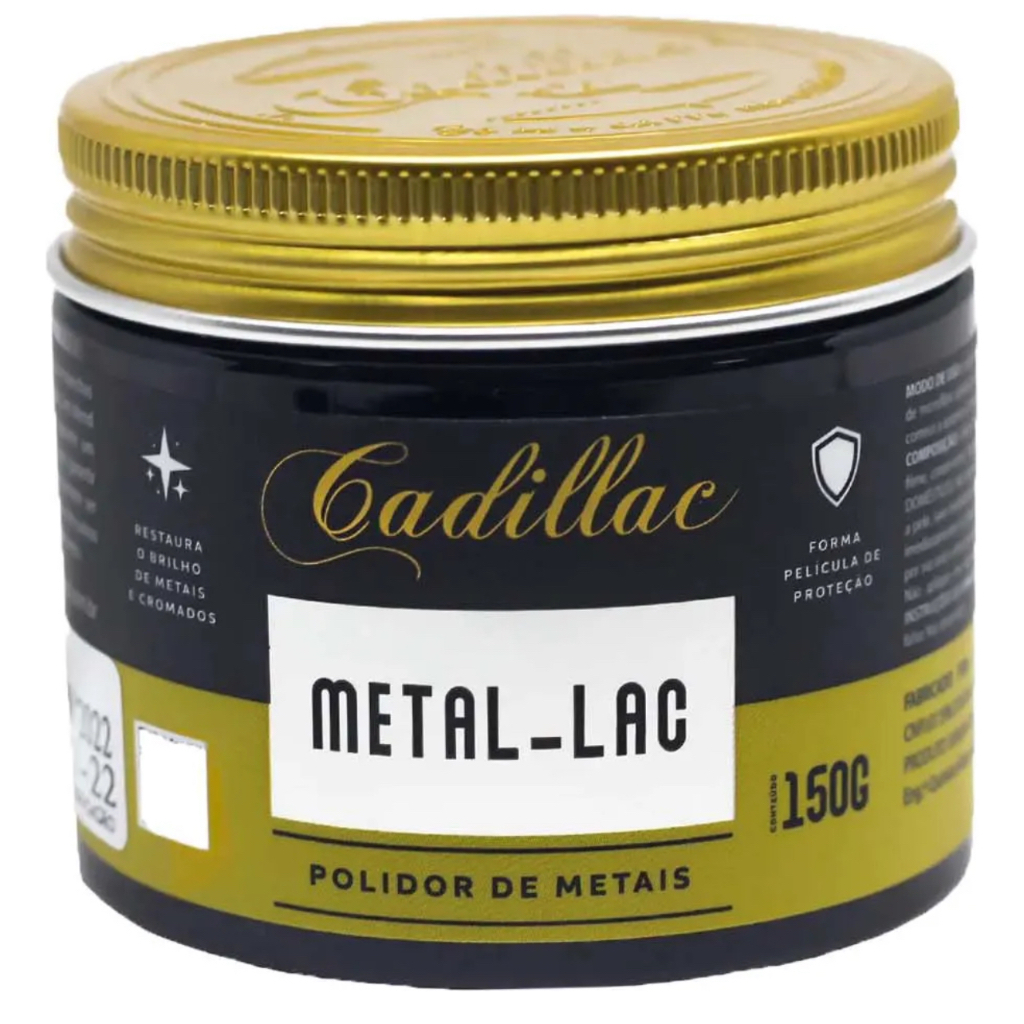 Polidor de metais metallac 150g Cadillac Shopee Brasil