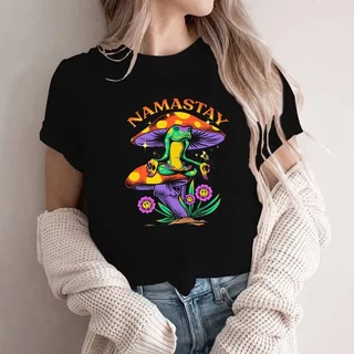 Camiseta Feminina Namaste Fio 30.1 100% Algodão Envio Já