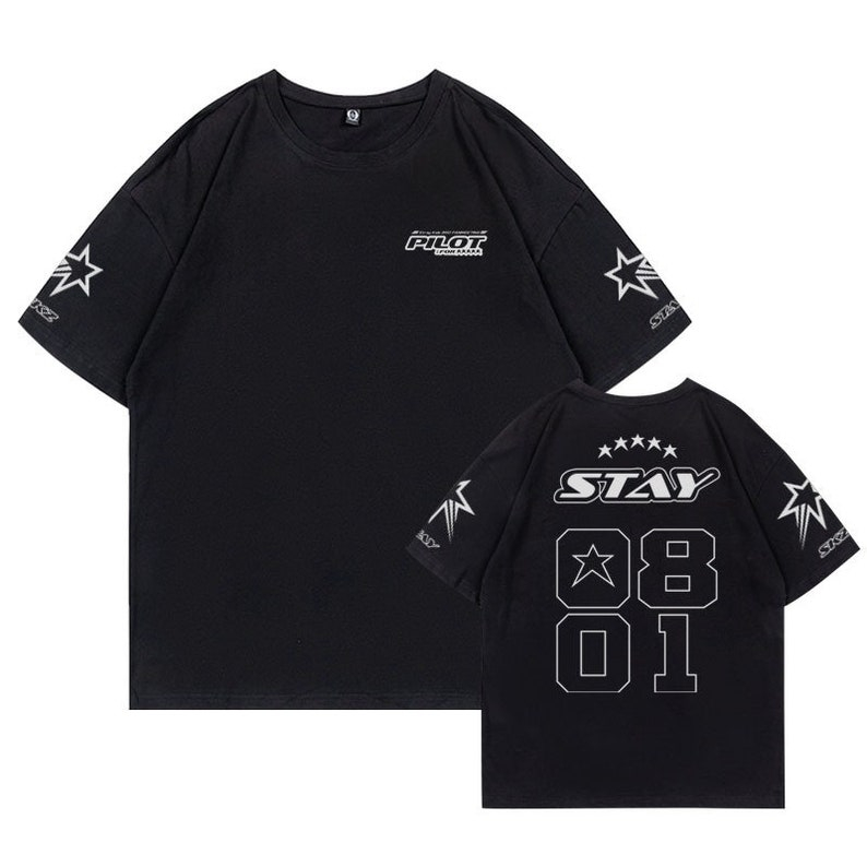 Camiseta T-shirt Unissex Kpop Stray Kids Pilot For | Shopee Brasil