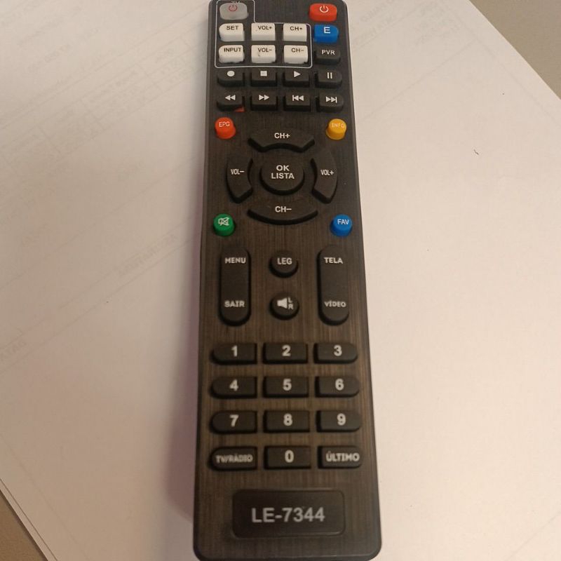 Elsys controle remoto le7344 | Shopee Brasil