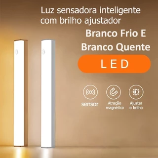 50Cm Luz LED Branco Quente Ou Frio Sem Fio Sensor Carregamento USB 30Cm 20Cm De Inteligente Do Guarda Roupa em Oferta na Shopee