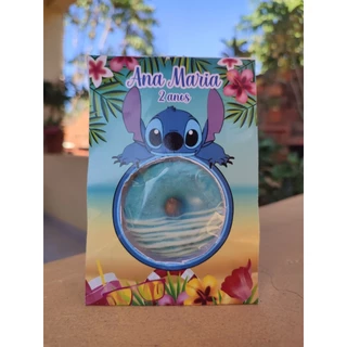 Tag para mini donuts Stitch - lembrancinha - decoração de mesa - personalizado