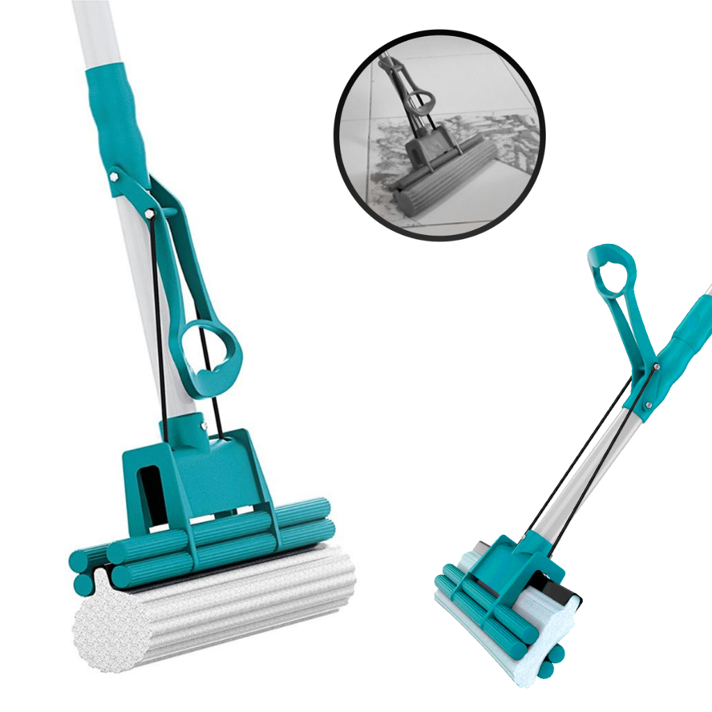 Rodo Mop Retrátil Fácil Limpeza Geral Top Lava E Seca