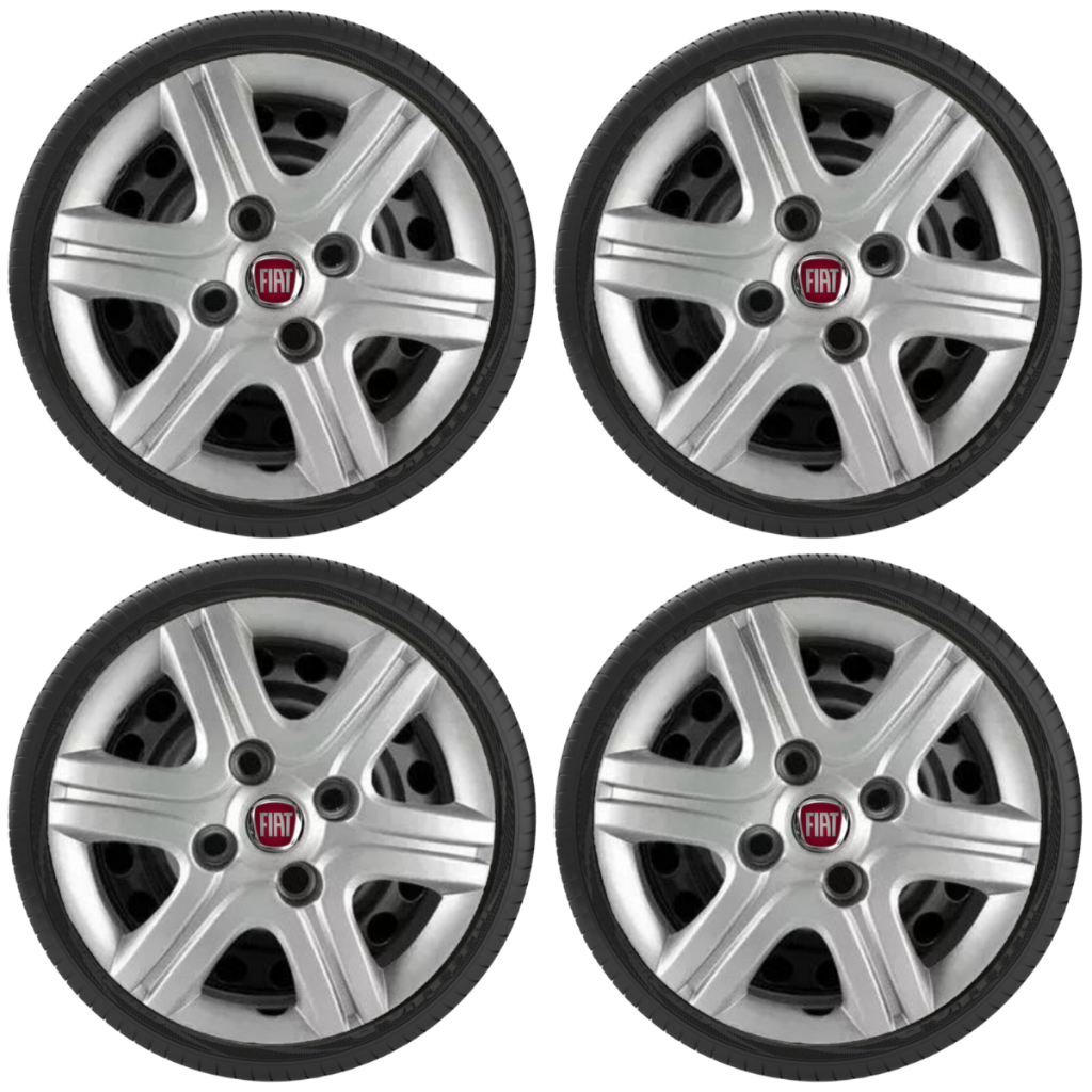 Kit Calota Fiat Palio Uno Siena Fiorino Mobbi Aro 13 080vm