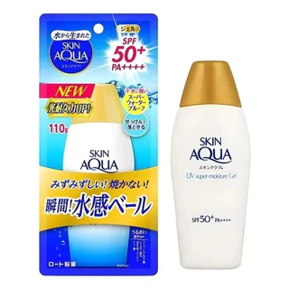 SKIN AQUA Protetor Solar Facial Skin Aqua UV Super Moisture Gel FPS50 - 110g