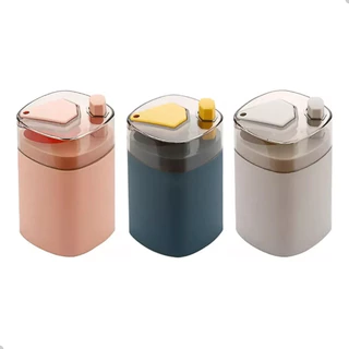 Paliteiro Porta Palito Automático Moderno Prático Cozinha 8x5cm Retratil Plastico RD1084