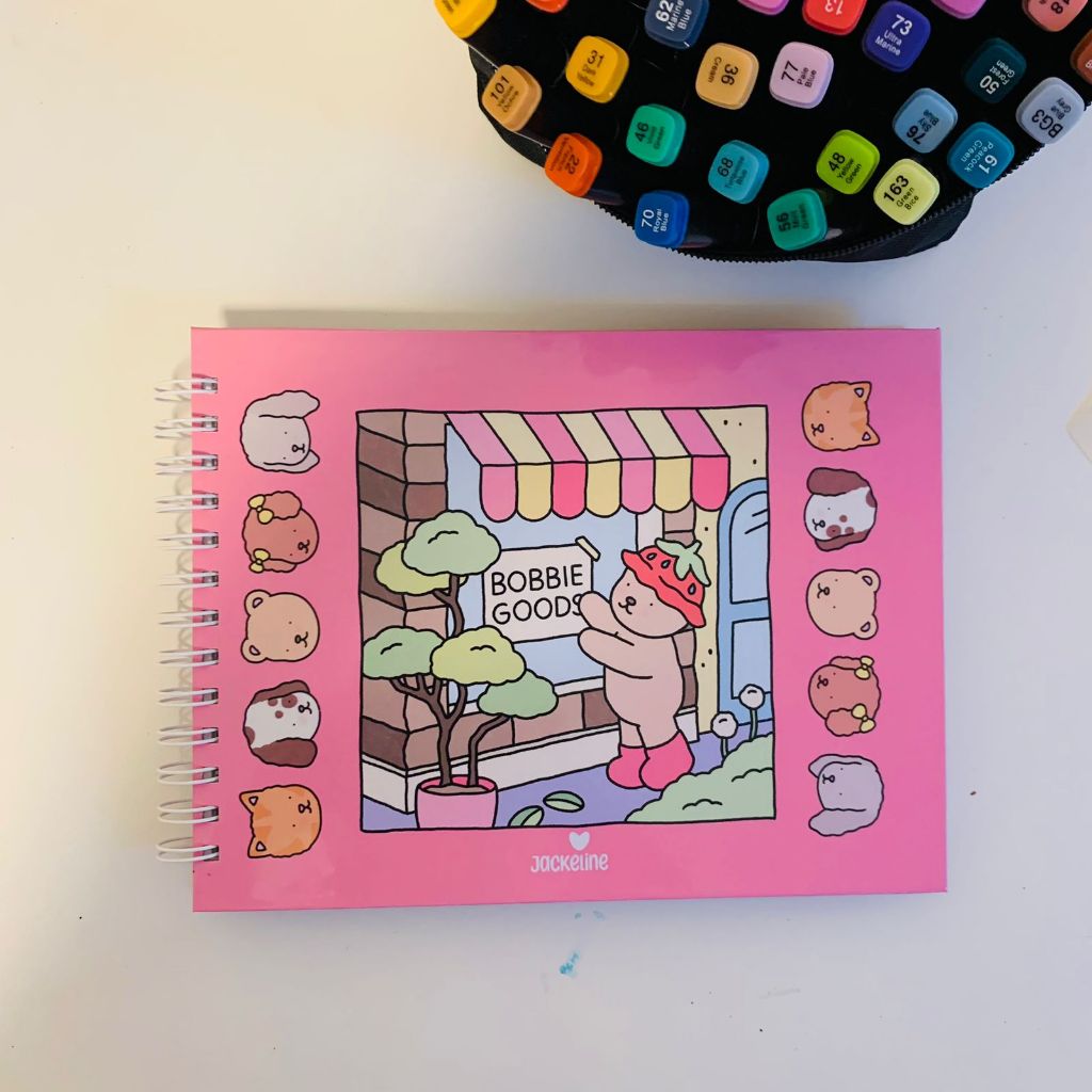 Caderno de Colorir Bobbie Goods Livro Coloring Book