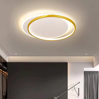 Luminária de Teto Plafon Sirius 47cm LED 3000k Decorativo GMH Para Sala Cozinha Quarto Moderno