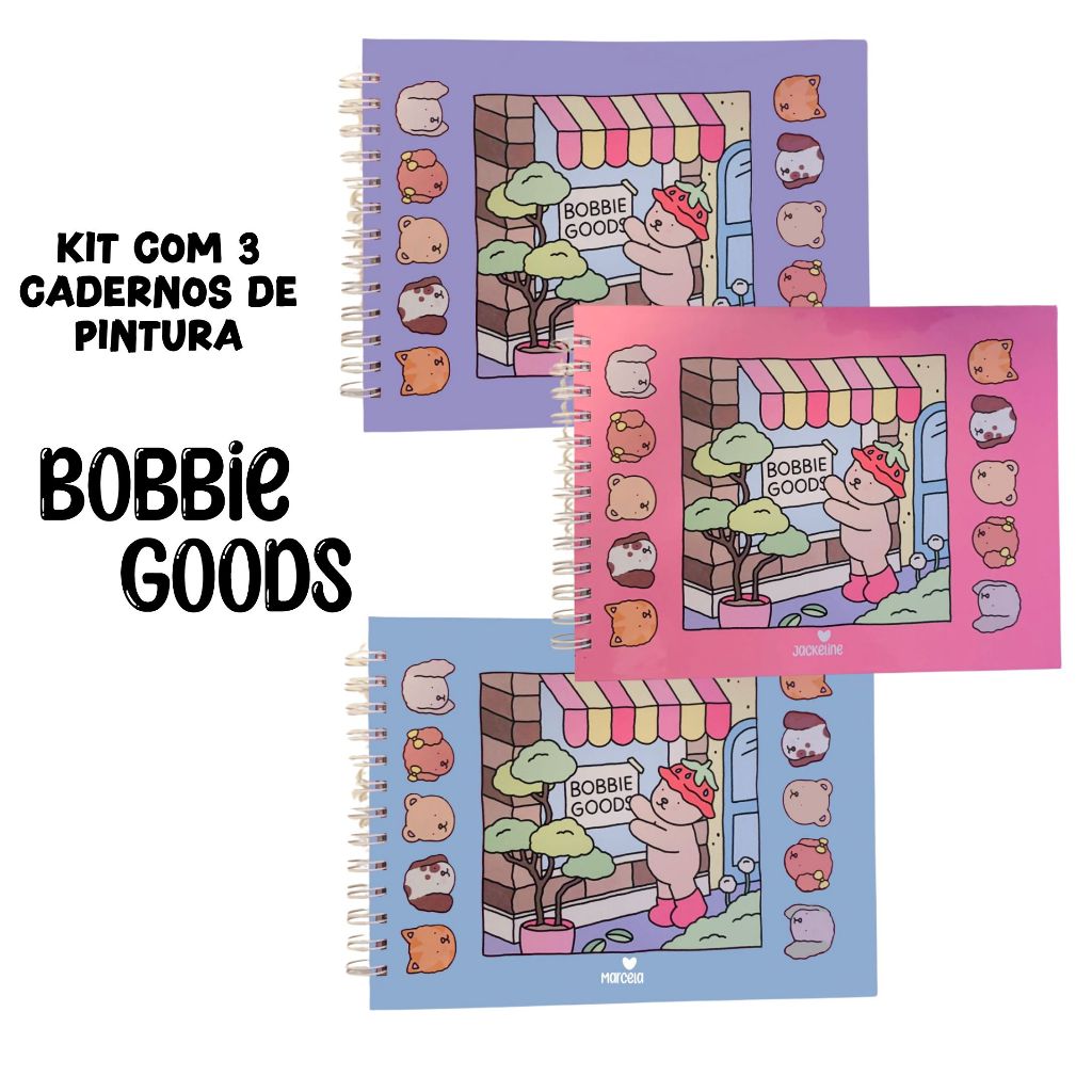 3 Caderno de Colorir Bobbie Goods Livro Coloring Book | Shopee Brasil