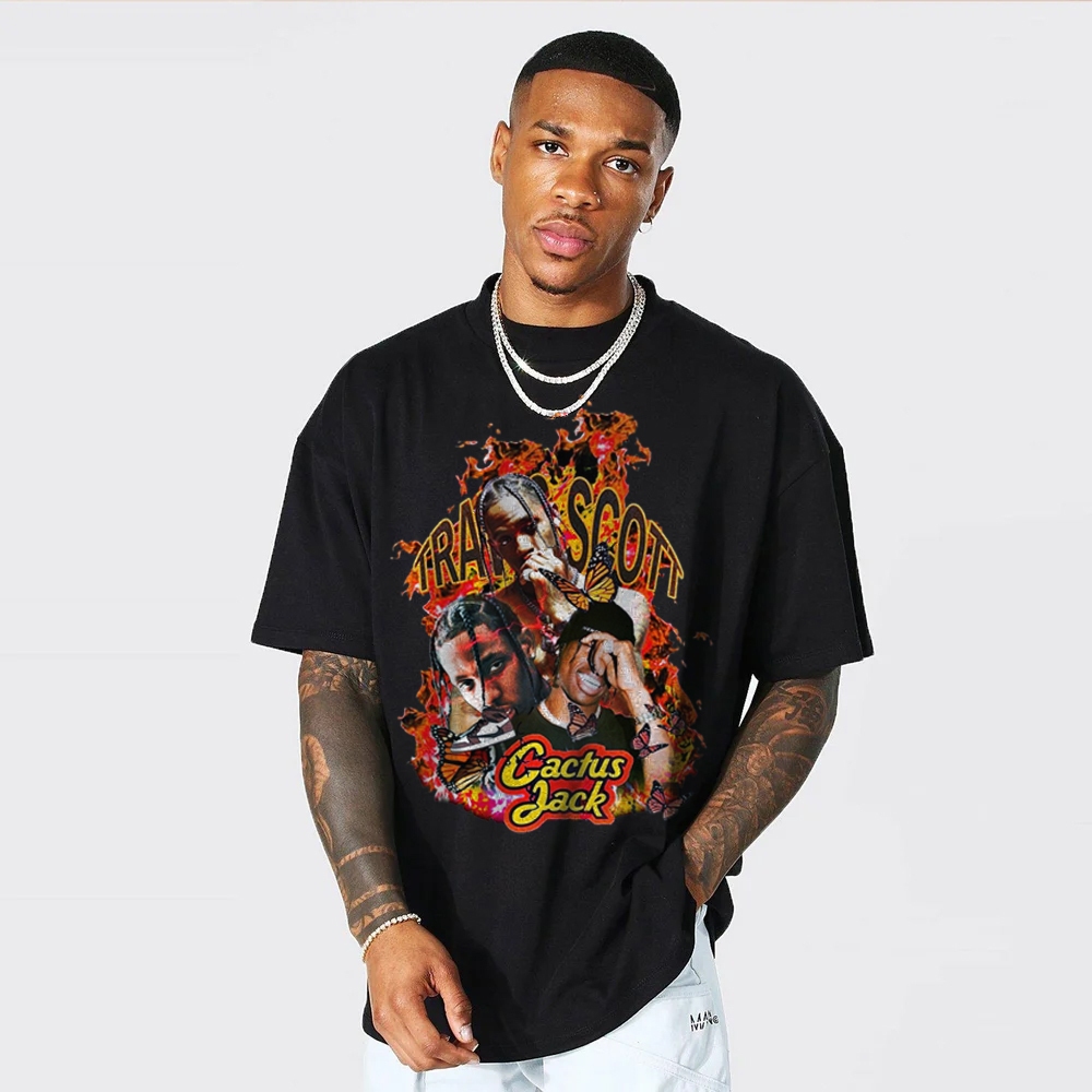 Camiseta Oversized Masculina Streetwear 100% Algodão Premium