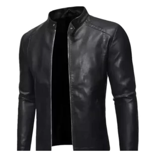 Jaqueta De Couro Masculina luxuosa Pronta Entrega
