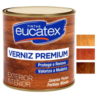 Verniz Tingidor Premium Eucatex Mogno Imbuia Maritimo 225ml 900ml