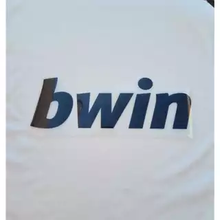 Patrocínio BWIN para Personalização Camisa Retrô Milan Real Madrid 2008 2009 2010