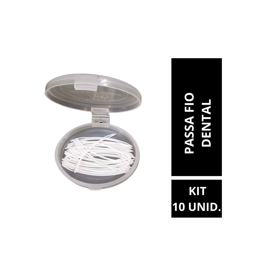 Condutor Passa Fio Dental - 10 caixas redonda com 400 unidades | Shopee ...