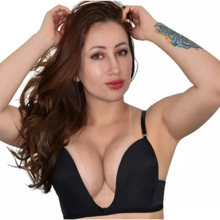 Soutien Bojo Push Up Magico Efeito Silicone Decote Profundo