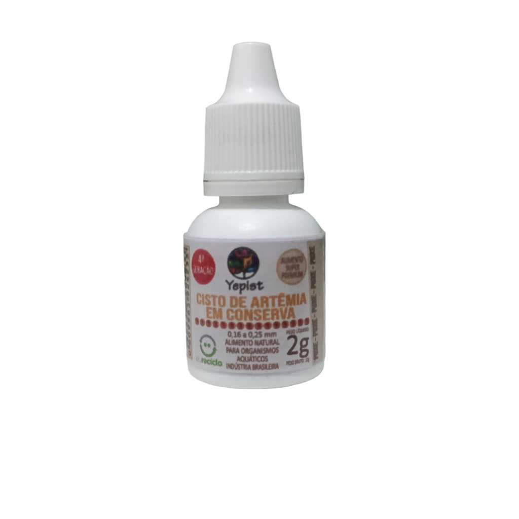 Yepist Slim Cisto De Artemia Desencapsulado Em Conserva 2g | Shopee Brasil