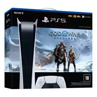 Console PS5 - Playstation 5 Digital 825GB - Versão Sem Leitor + Garantia