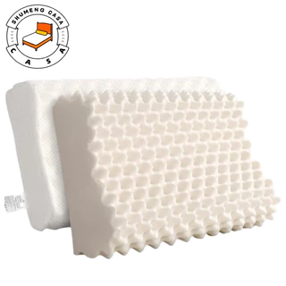 KIT 2 Travesseiro de látex tailândia cervical ortopedico de pescoço